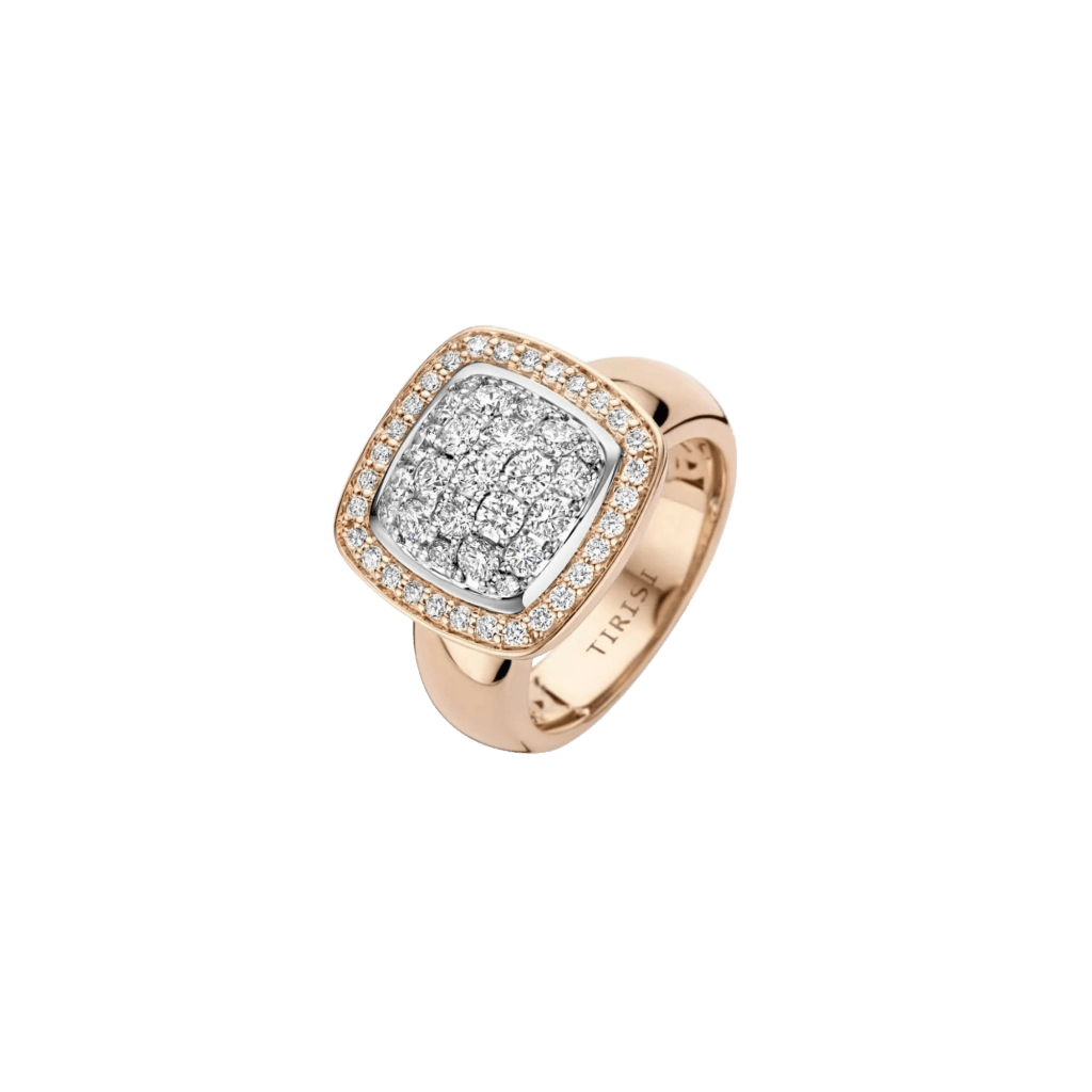 Tirisi Jewelry Milano Exclusive ring roodgoud met diamant - TR9768D(2P) - #1 Tirisi Jewelry Milano Exclusive ring roodgoud met diamant - TR9768D(2P) - #1