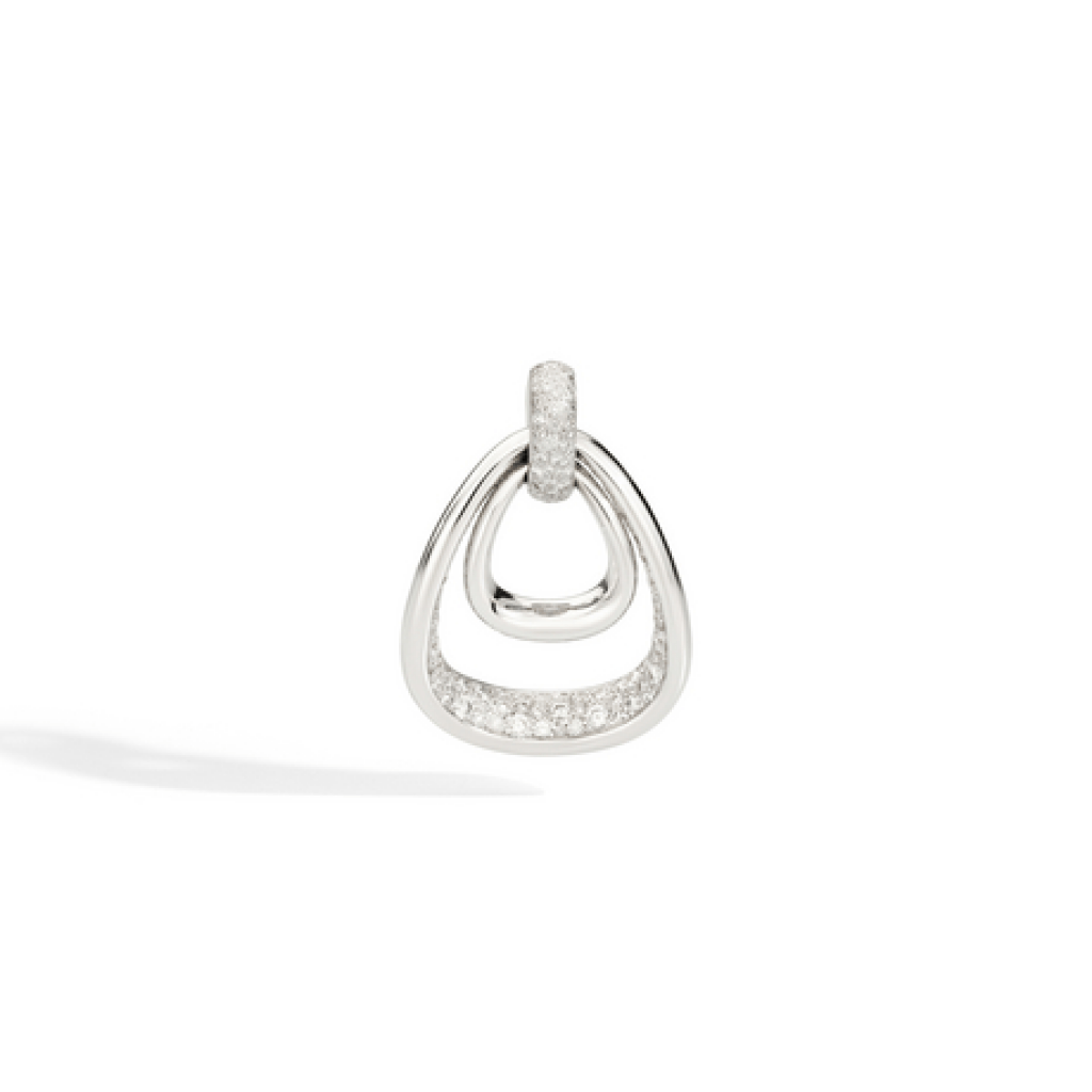 Pomellato Fantina hanger witgoud met diamant - PMC0091 O2WHR DB000 - #2 Pomellato Fantina hanger witgoud met diamant - PMC0091 O2WHR DB000 - #2
