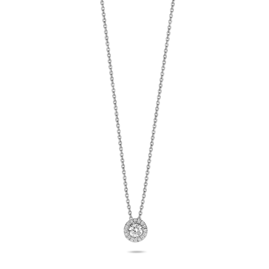 Schaap en Citroen Diamonds collier witgoud met diamant - #3 Schaap en Citroen Diamonds collier witgoud met diamant - #3