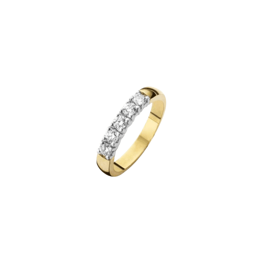 Schaap en Citroen Diamonds ring geelgoud met diamant - #2 Schaap en Citroen Diamonds ring geelgoud met diamant - #2