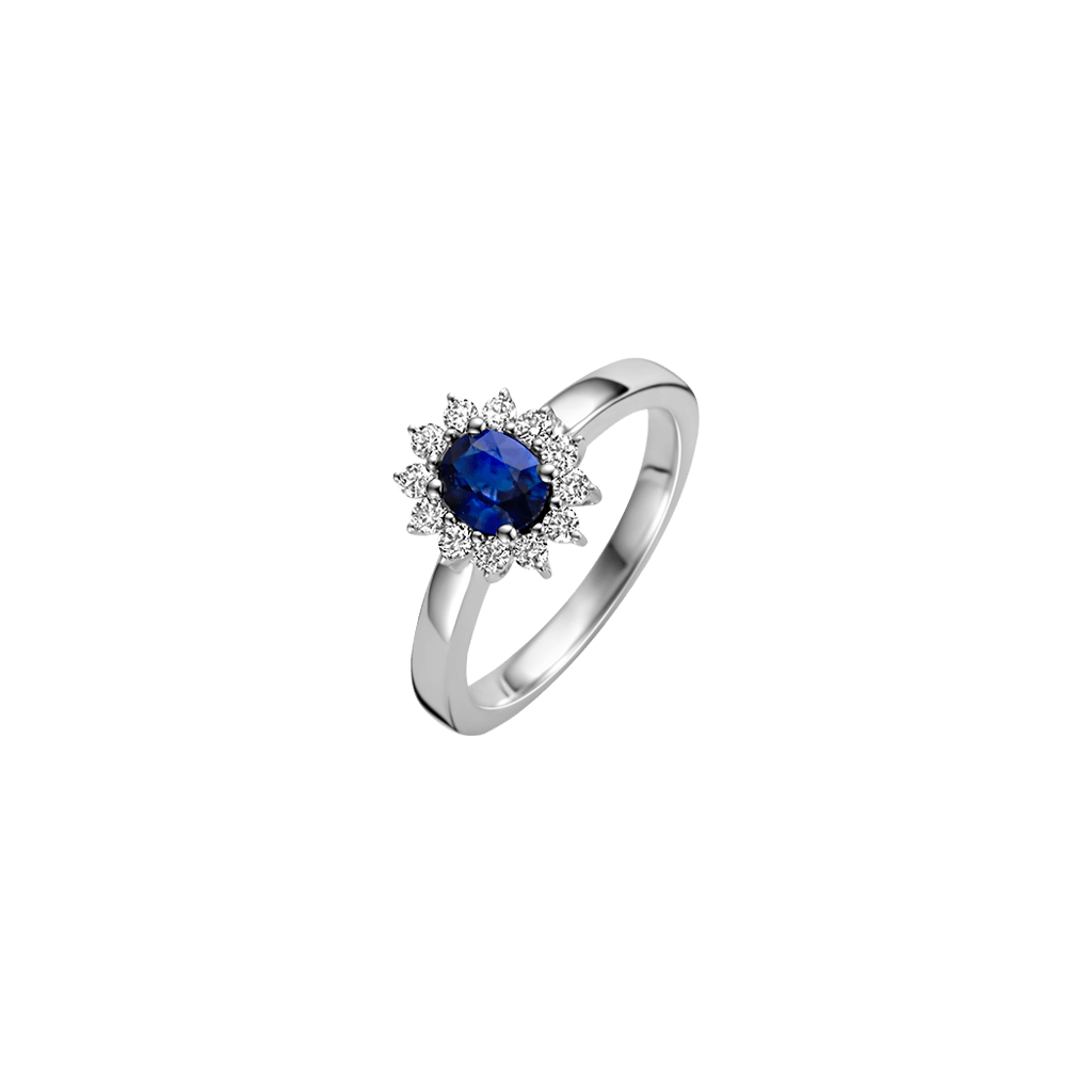 Schaap en Citroen Colours ring witgoud met diamant - #2 Schaap en Citroen Colours ring witgoud met diamant - #2