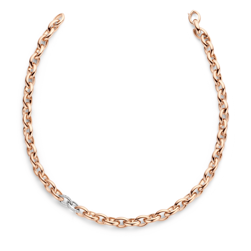 Schaap en Citroen Diamonds collier roodgoud met diamant - #3 Schaap en Citroen Diamonds collier roodgoud met diamant - #3