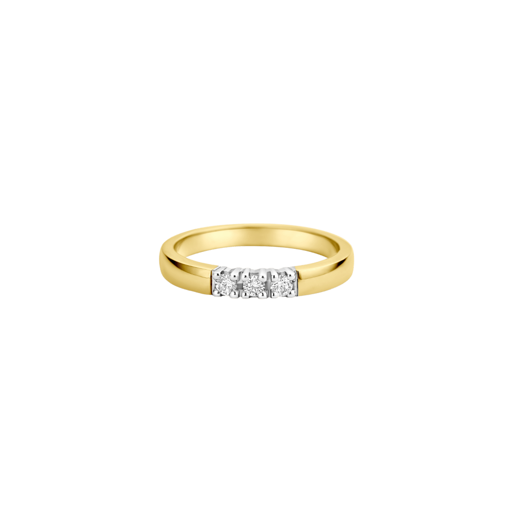 Schaap en Citroen Diamonds ring geelgoud met diamant - #2 Schaap en Citroen Diamonds ring geelgoud met diamant - #2