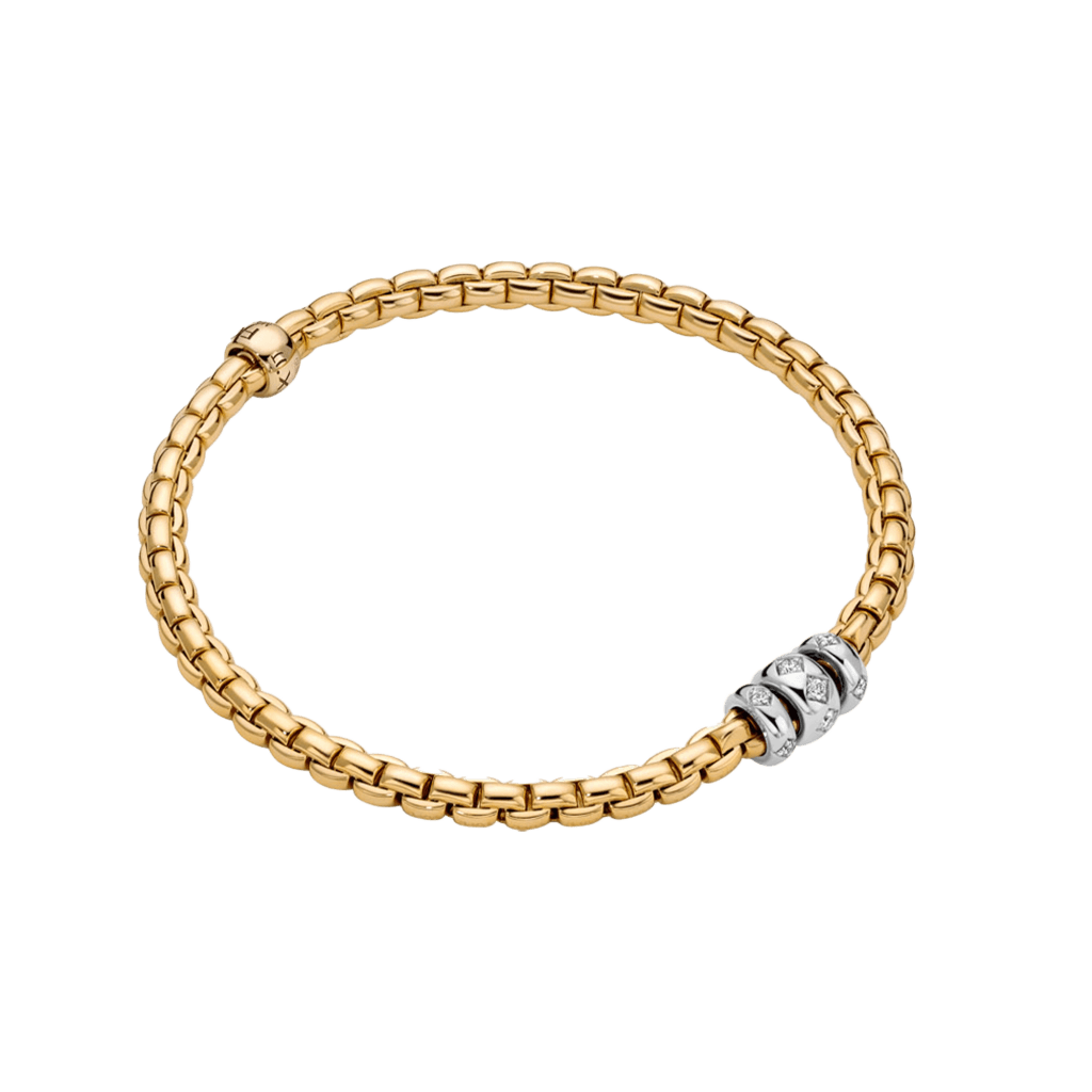 FOPE Eka armband geelgoud met diamant - 73101B3_PB_G_BBB_00L - #1