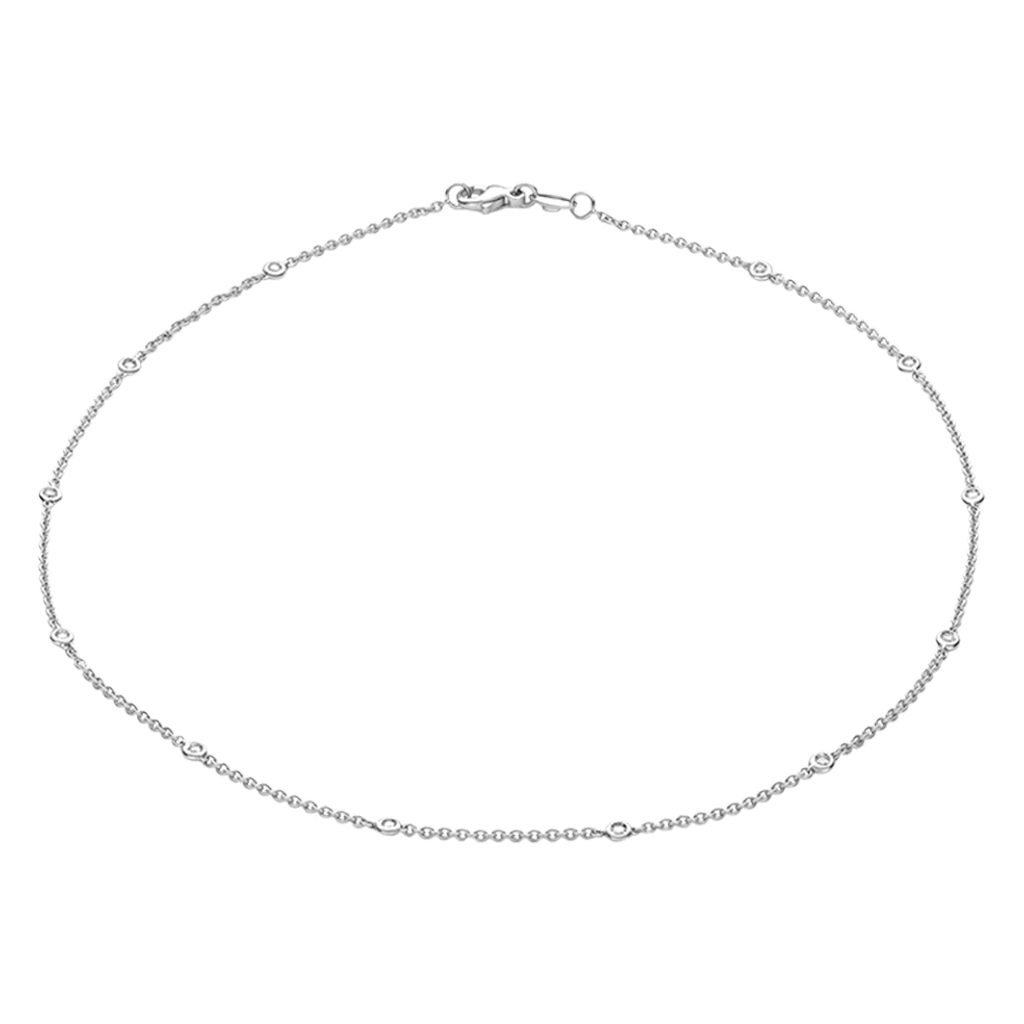 Schaap en Citroen Diamonds collier witgoud met diamant - #3