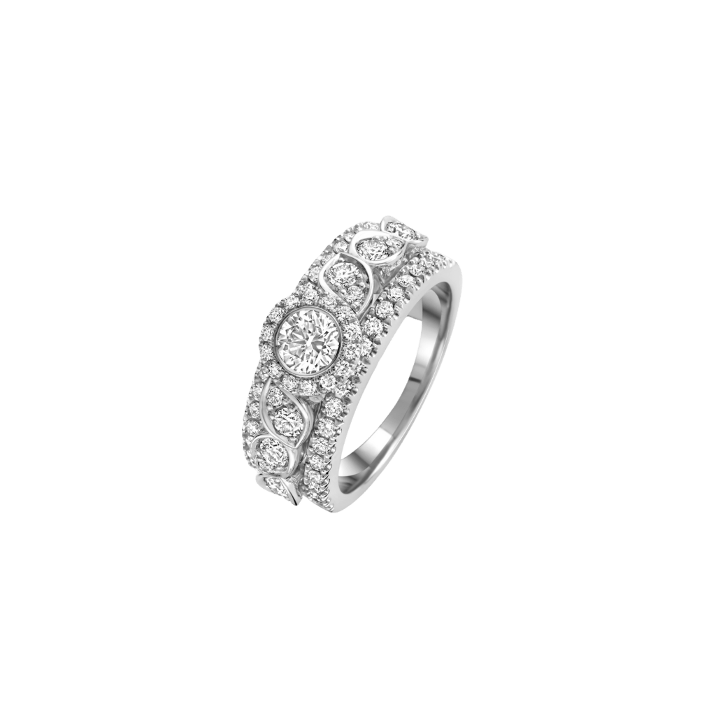 Schaap en Citroen Diamonds ring witgoud met diamant - #1 Schaap en Citroen Diamonds ring witgoud met diamant - #1