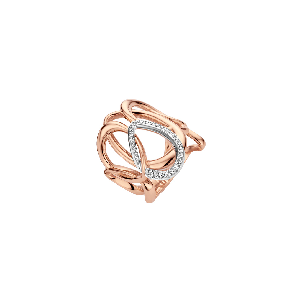 Schaap en Citroen Diamonds ring roodgoud - #2 Schaap en Citroen Diamonds ring roodgoud - #2