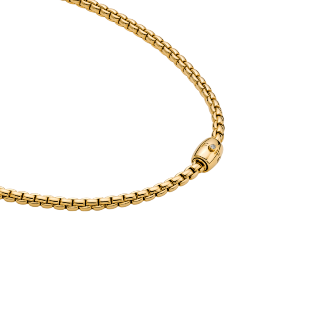 FOPE Solo collier geelgoud met diamant - 07F01CX_BB_G_XGX_040 - #3 FOPE Solo collier geelgoud met diamant - 07F01CX_BB_G_XGX_040 - #3