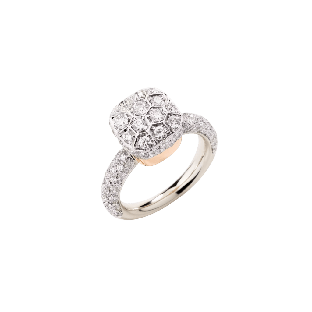 Pomellato Nudo Solitaire ring roodgoud met diamant - PAC2028 O6WHR DB000 - #1 Pomellato Nudo Solitaire ring roodgoud met diamant - PAC2028 O6WHR DB000 - #1