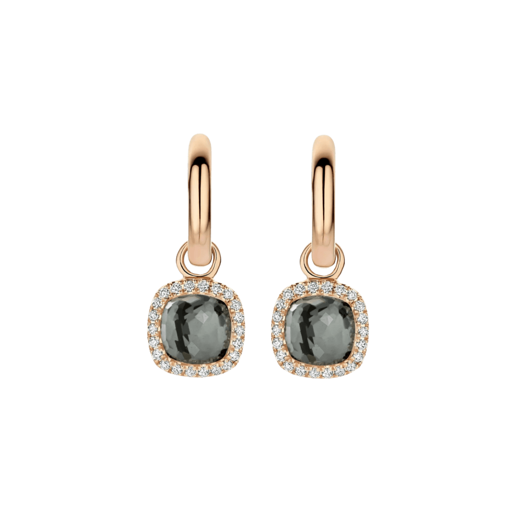 Tirisi Jewelry Milano Sweeties oorsieraad roodgoud met diamant - TE9317HMP - #1 Tirisi Jewelry Milano Sweeties oorsieraad roodgoud met diamant - TE9317HMP - #1