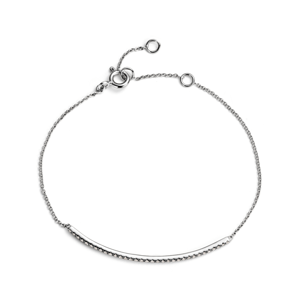 Schaap en Citroen Diamonds armband witgoud met diamant - #1