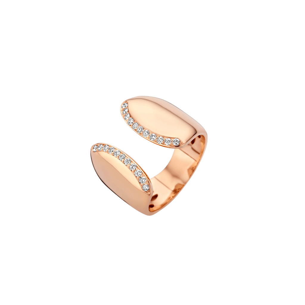 Schaap en Citroen Diamonds ring roodgoud - #1 Schaap en Citroen Diamonds ring roodgoud - #1