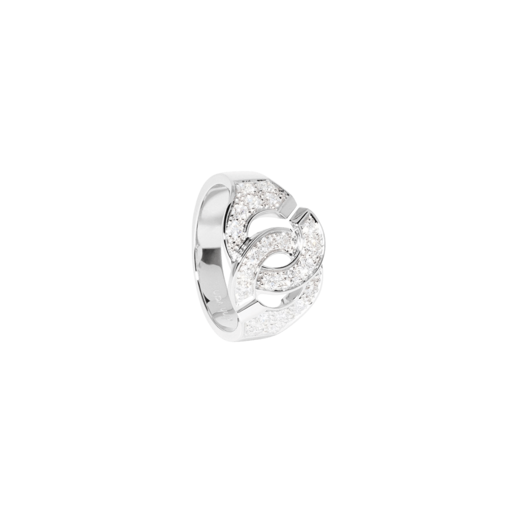 dinh van Menottes Dinh Van ring witgoud met diamant - 267104 - #3 dinh van Menottes Dinh Van ring witgoud met diamant - 267104 - #3