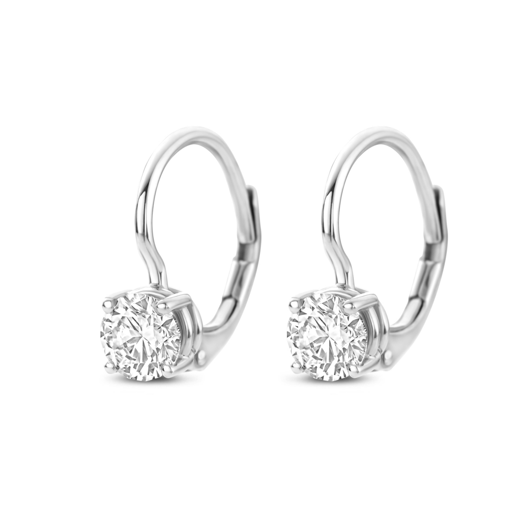 Schaap en Citroen Diamonds oorsieraad witgoud met diamant - #4 Schaap en Citroen Diamonds oorsieraad witgoud met diamant - #4