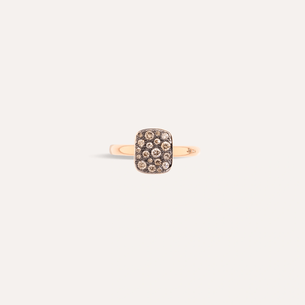 Pomellato Sabbia ring roodgoud met diamant - PAB9032 O7000 DBR00 - #3 Pomellato Sabbia ring roodgoud met diamant - PAB9032 O7000 DBR00 - #3