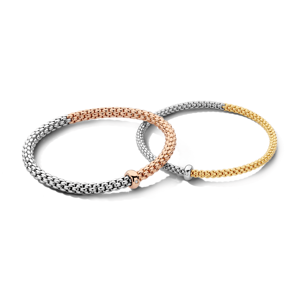 FOPE Solo armband roodgoud met diamant - 01M06B2_BB_1_XRX_00M - #6 FOPE Solo armband roodgoud met diamant - 01M06B2_BB_1_XRX_00M - #6