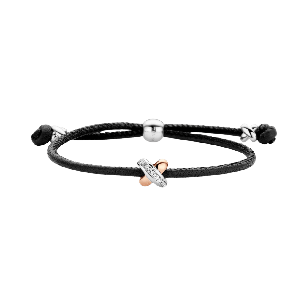 Tirisi Moda Kisses armband geelgoud met diamant - TM2133BL(2P) - #1