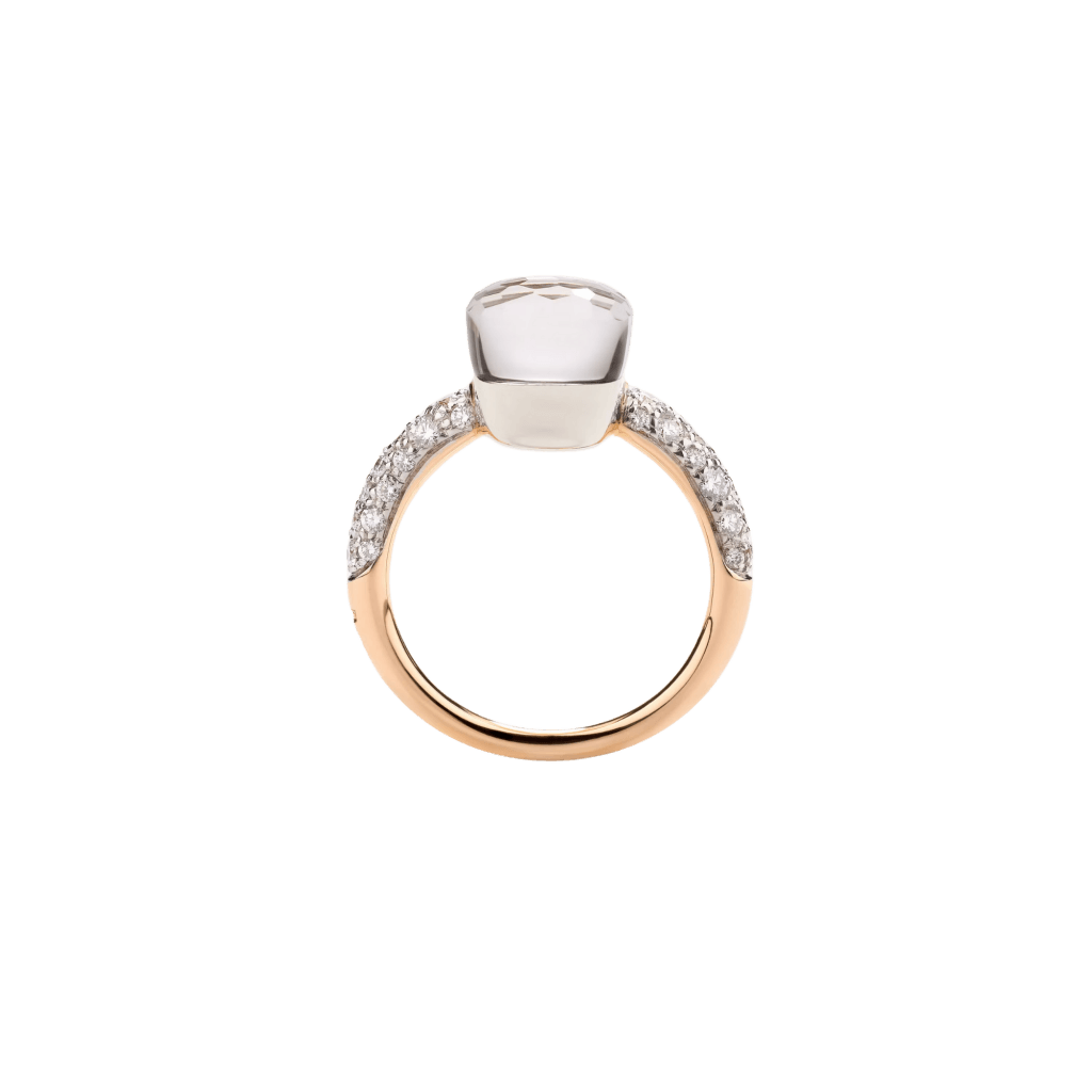 Pomellato Nudo Petit ring roodgoud met diamant - PAB7040 O6WHR DB0TB - #4 Pomellato Nudo Petit ring roodgoud met diamant - PAB7040 O6WHR DB0TB - #4