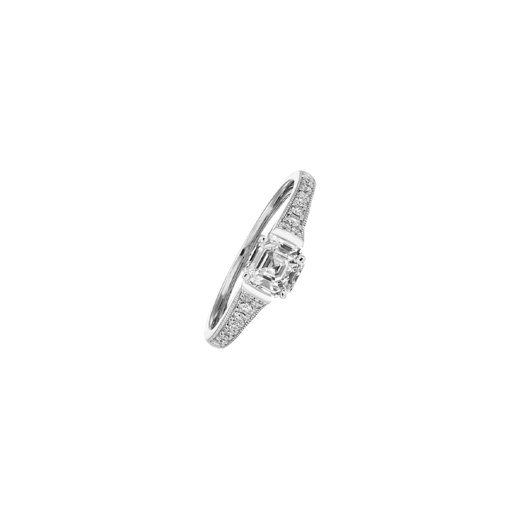 Royal Asscher 74 Collection ring witgoud met diamant - R.74.3374.RAC.18WG.1 HRD - #3 Royal Asscher 74 Collection ring witgoud met diamant - R.74.3374.RAC.18WG.1 HRD - #3