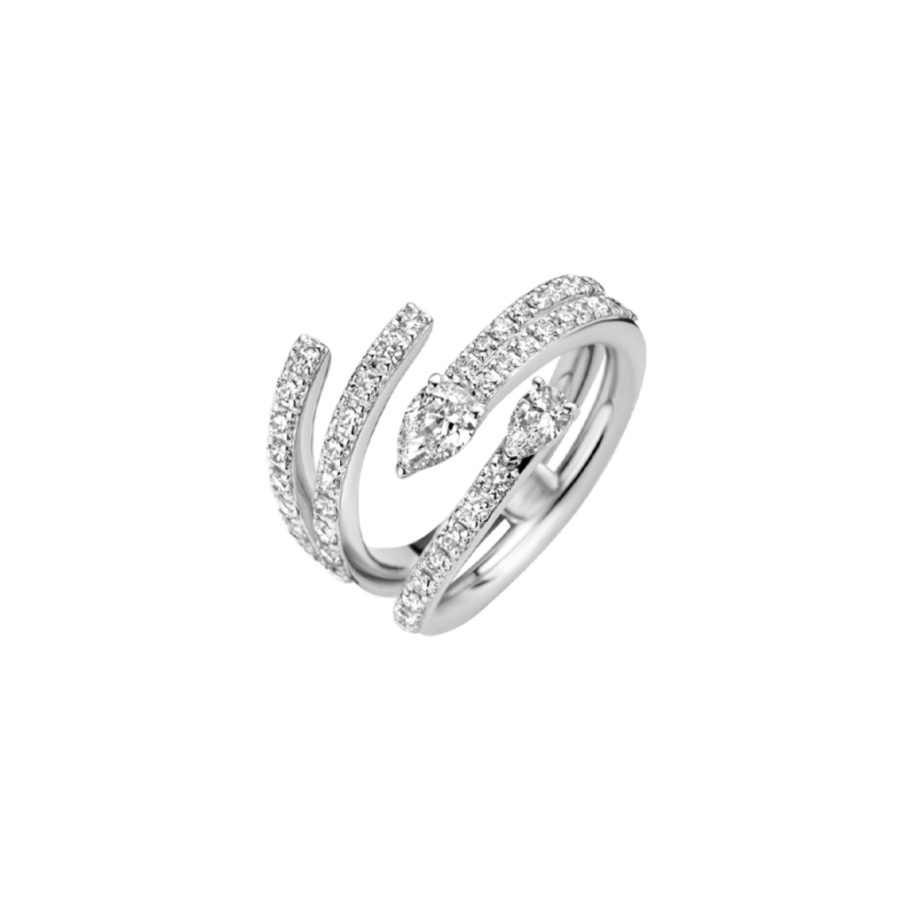 Schaap en Citroen Diamonds ring witgoud met diamant - #1 Schaap en Citroen Diamonds ring witgoud met diamant - #1