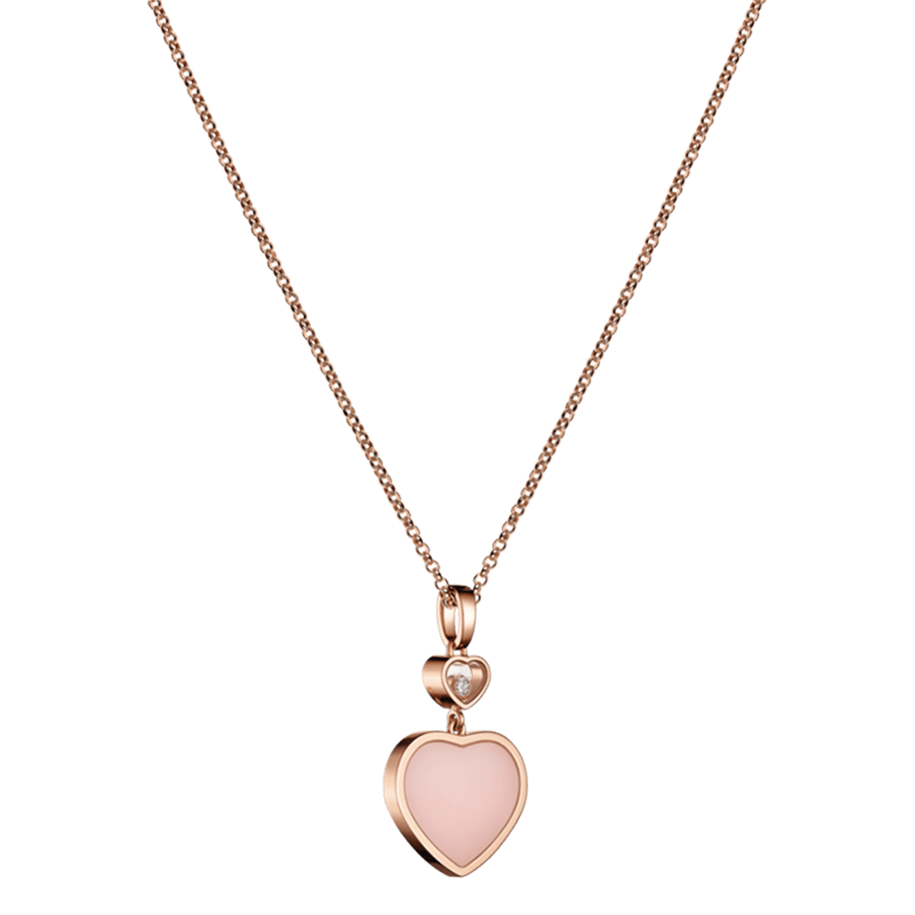 Chopard Happy Diamonds Happy Hearts collier roodgoud met diamant - 797482-5620 - #4 Chopard Happy Diamonds Happy Hearts collier roodgoud met diamant - 797482-5620 - #4