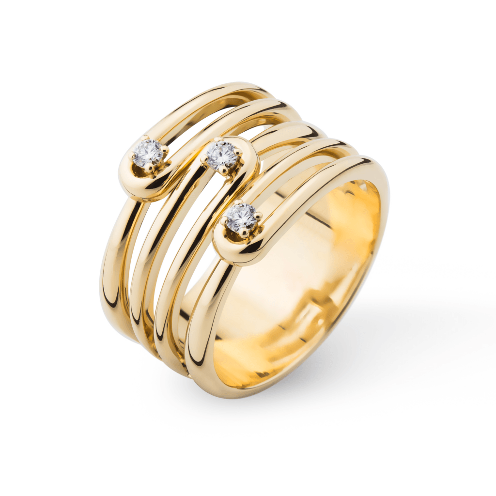 Schaap en Citroen Diamonds ring geelgoud met diamant - #2 Schaap en Citroen Diamonds ring geelgoud met diamant - #2
