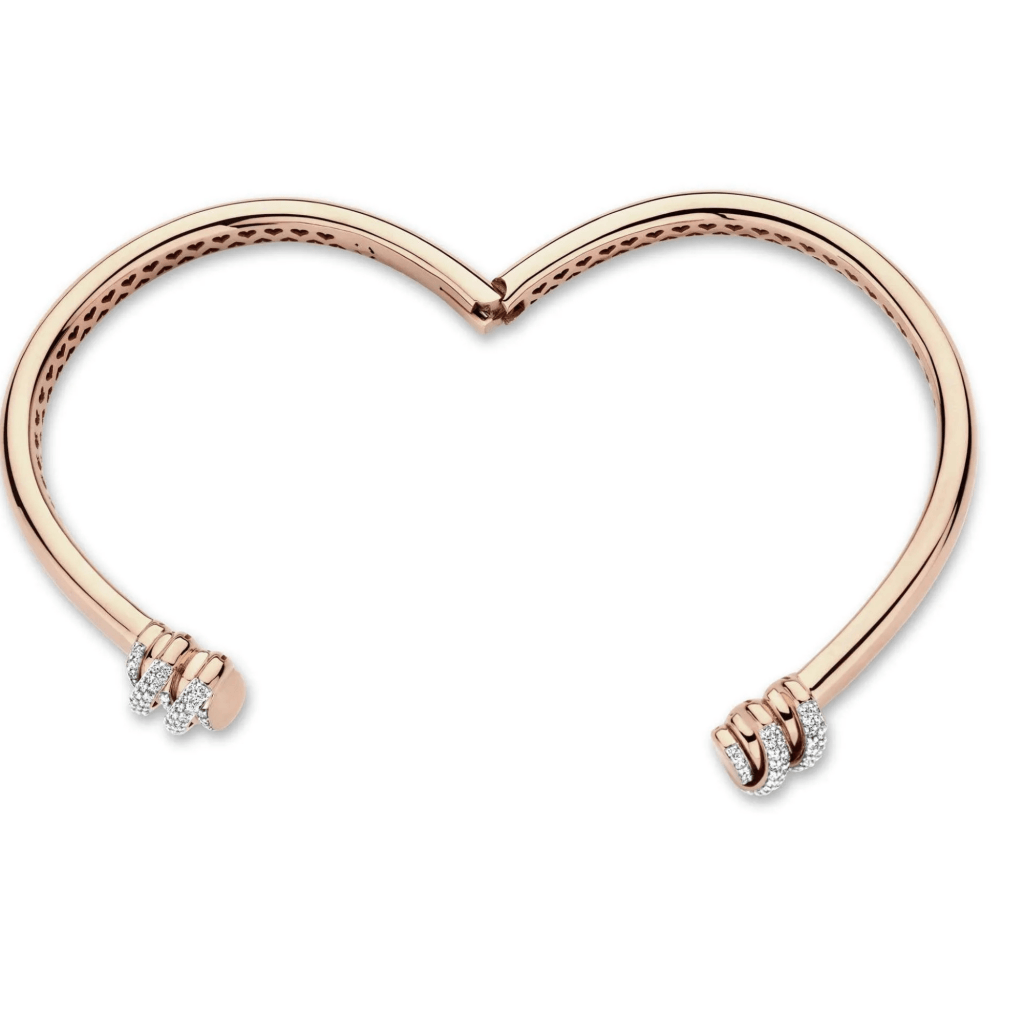 Tirisi Jewelry Amsterdam Swirl armband roodgoud met diamant - TB2202D(2P) - #3 Tirisi Jewelry Amsterdam Swirl armband roodgoud met diamant - TB2202D(2P) - #3
