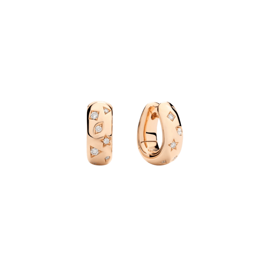 Pomellato Iconica oorsieraad roodgoud met diamant - POC2061 O7000 DB000 - #1 Pomellato Iconica oorsieraad roodgoud met diamant - POC2061 O7000 DB000 - #1