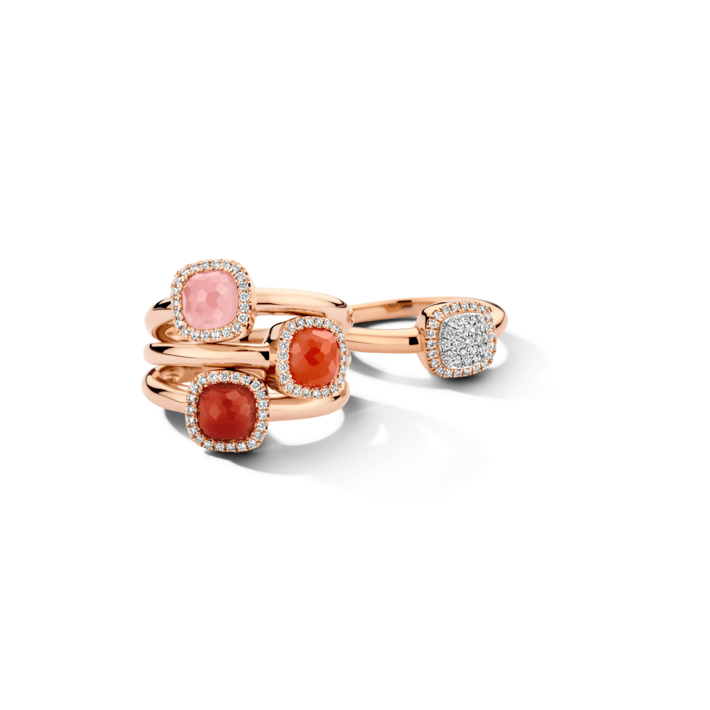 Tirisi Jewelry Milano Sweeties ring roodgoud met diamant - TR9624RUP - #2 Tirisi Jewelry Milano Sweeties ring roodgoud met diamant - TR9624RUP - #2