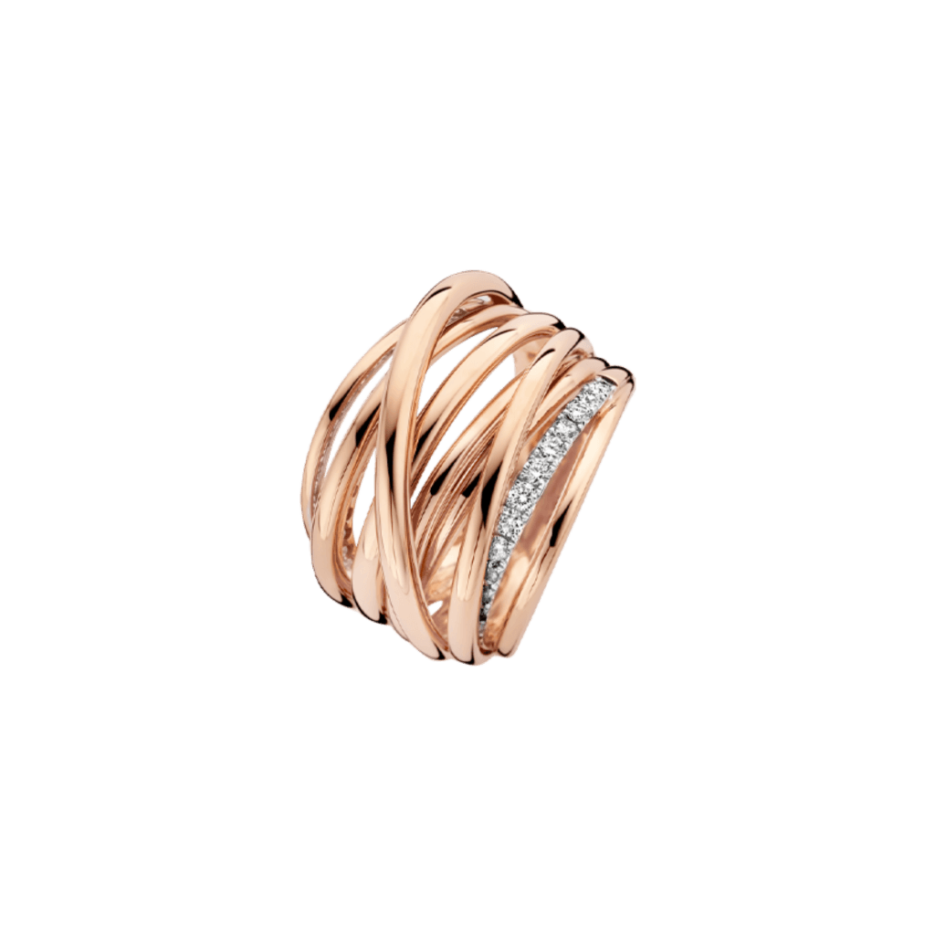 Schaap en Citroen Diamonds ring roodgoud - #1 Schaap en Citroen Diamonds ring roodgoud - #1