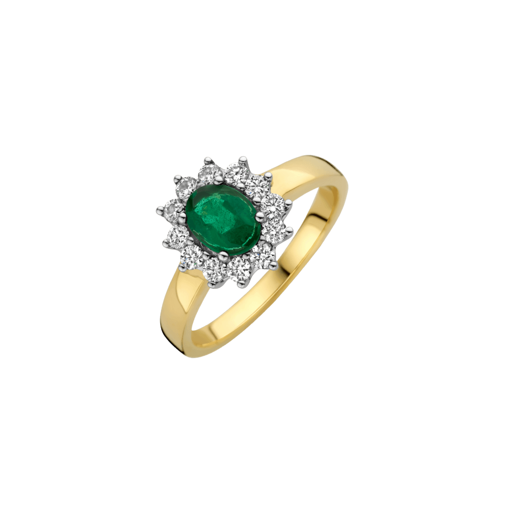 Schaap en Citroen Colours ring geelgoud met diamant - #1 Schaap en Citroen Colours ring geelgoud met diamant - #1