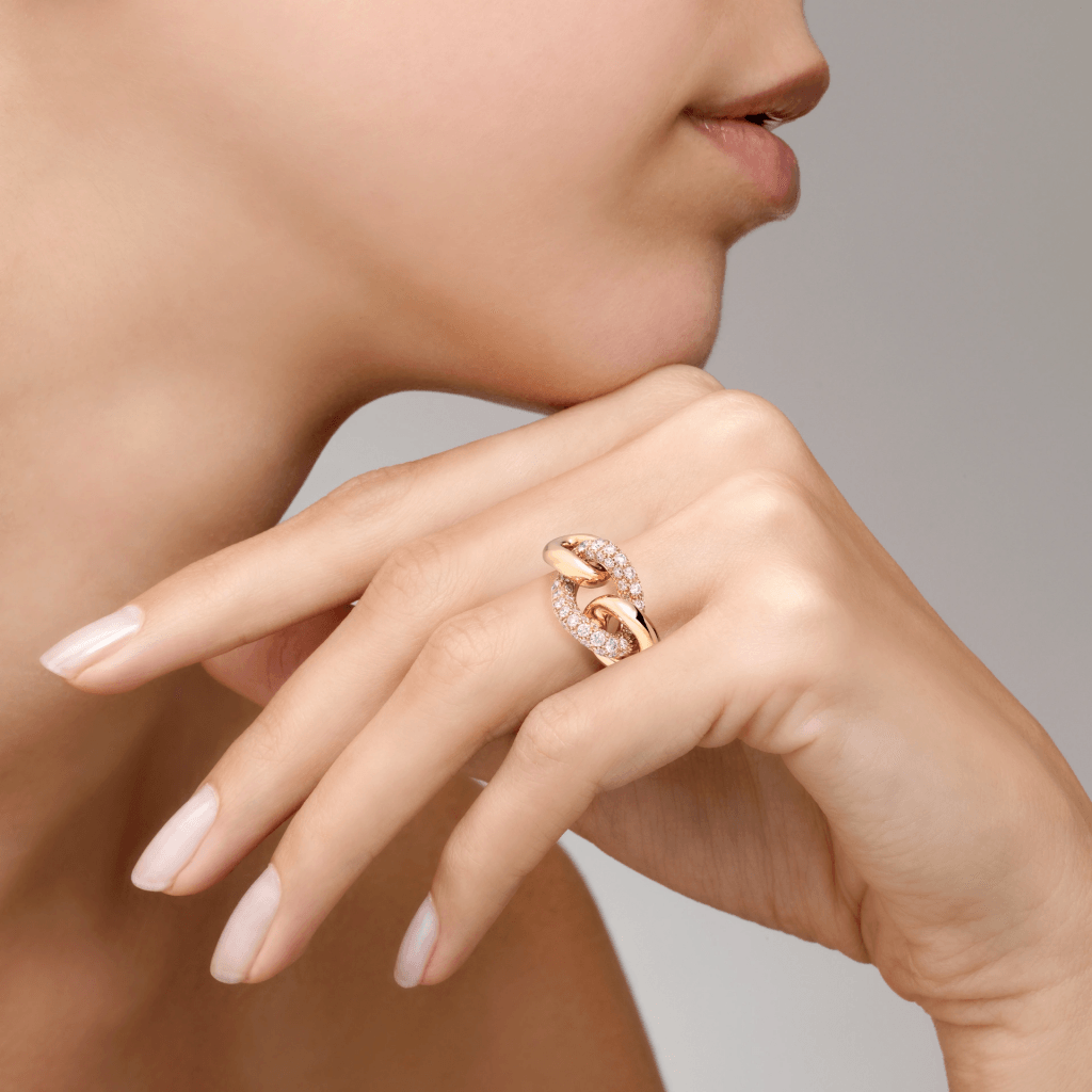 Pomellato Catene ring roodgoud met diamant - PAC1011 O7000 DB000 - #3