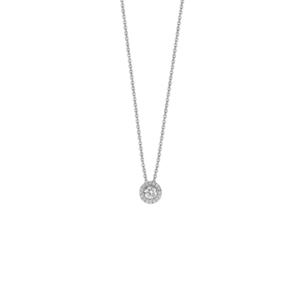 Schaap en Citroen Diamonds collier witgoud met diamant - #1
