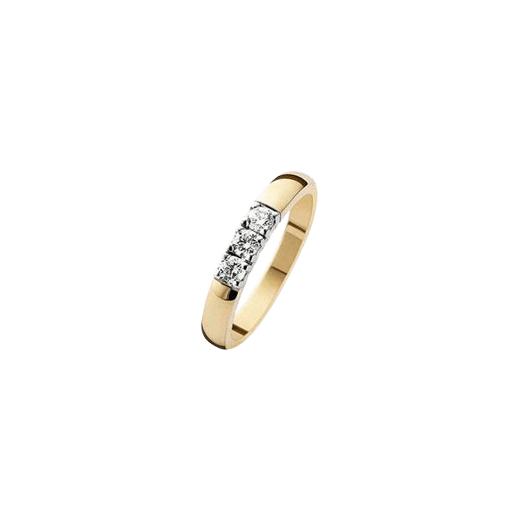 Schaap en Citroen Diamonds ring geelgoud met diamant - #2 Schaap en Citroen Diamonds ring geelgoud met diamant - #2