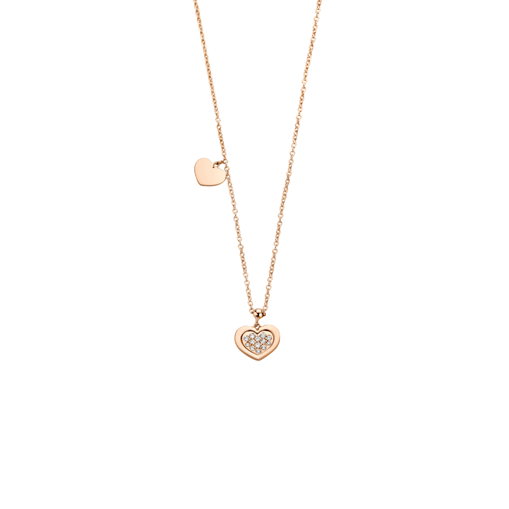 Schaap en Citroen Diamonds collier roodgoud met diamant - #1 Schaap en Citroen Diamonds collier roodgoud met diamant - #1