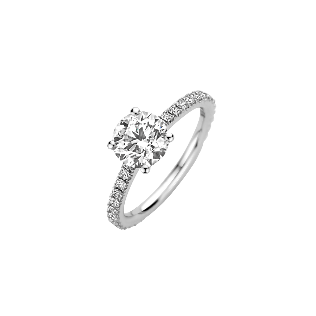 Schaap en Citroen Diamonds ring witgoud met diamant - #6 Schaap en Citroen Diamonds ring witgoud met diamant - #6
