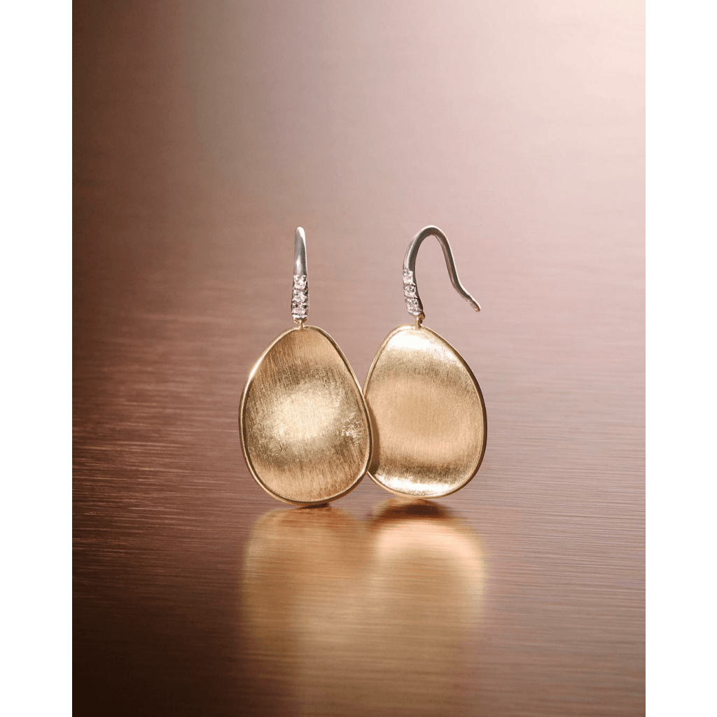 Marco Bicego Lunaria oorsieraad geelgoud met diamant - OB1343-A-B1 - #3 Marco Bicego Lunaria oorsieraad geelgoud met diamant - OB1343-A-B1 - #3