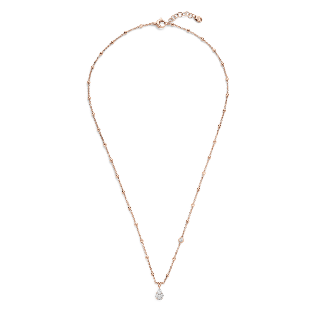 Schaap en Citroen Diamonds collier roodgoud met diamant - #4 Schaap en Citroen Diamonds collier roodgoud met diamant - #4