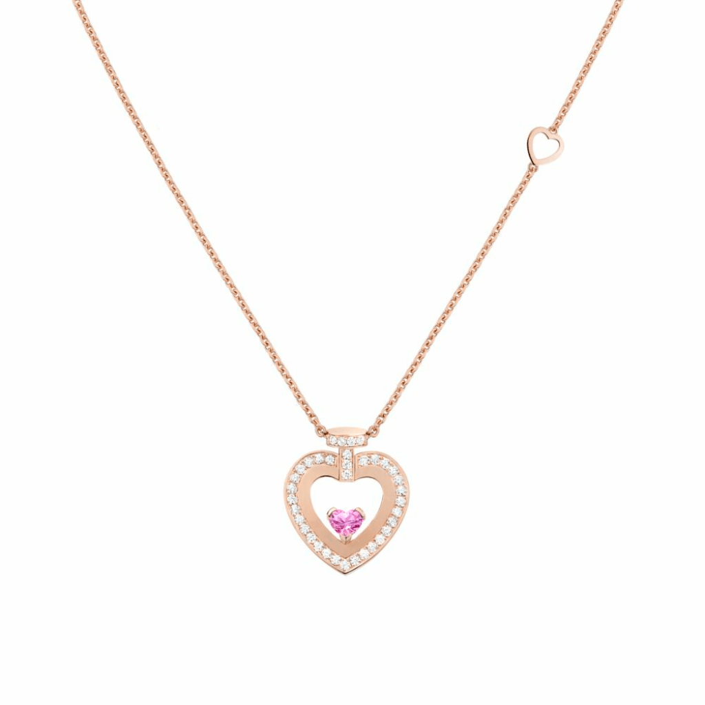 Fred Pretty Woman collier roodgoud met diamant - 7B0301-000 - #2