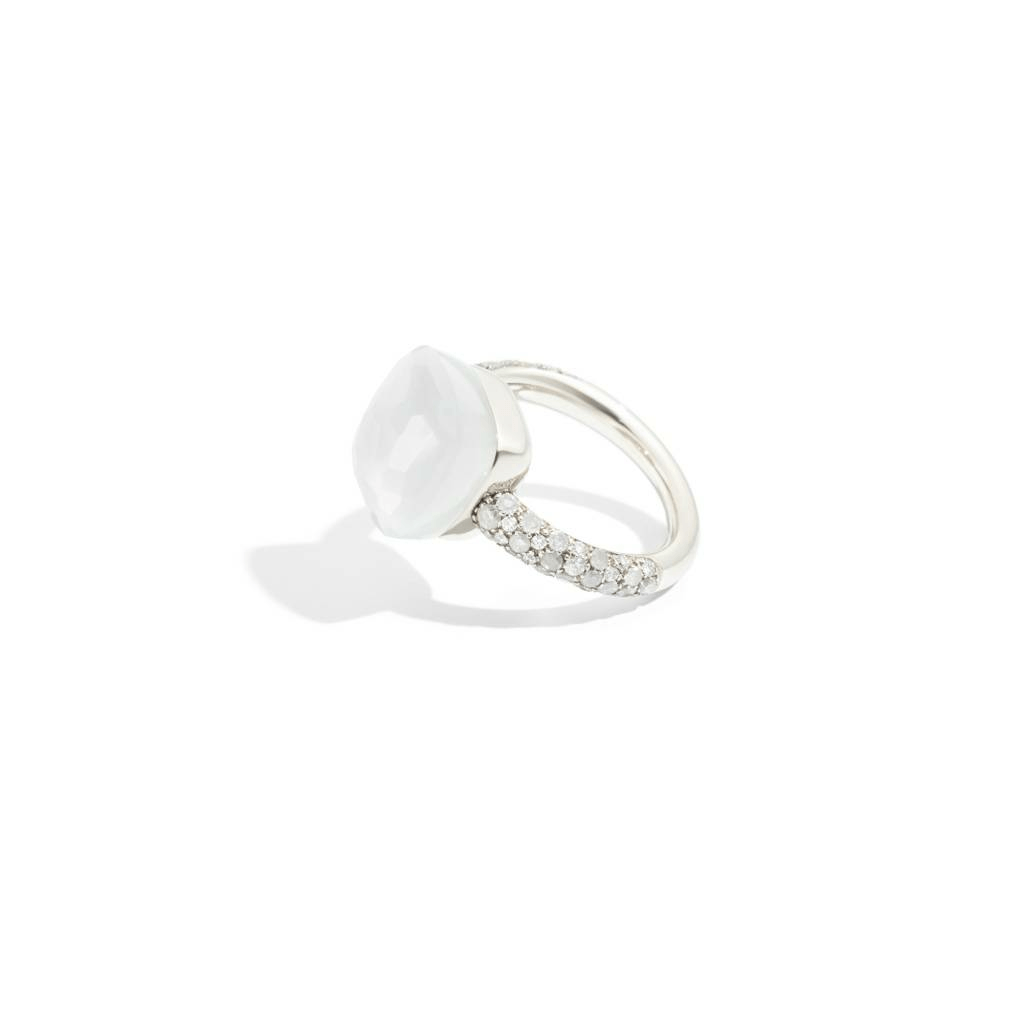 Pomellato Nudo ring witgoud met diamant - PAB4011 O2000 DBXAD - #6 Pomellato Nudo ring witgoud met diamant - PAB4011 O2000 DBXAD - #6