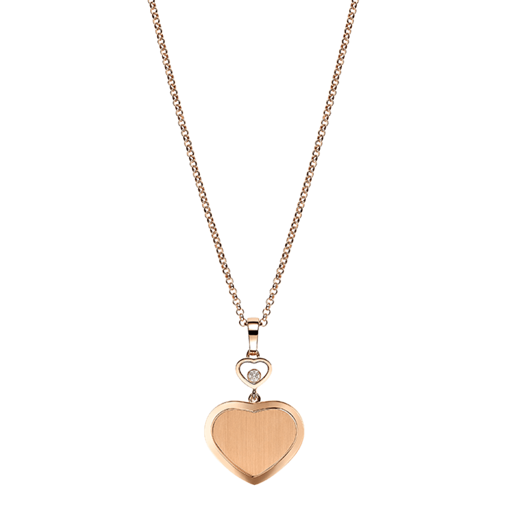 Chopard Happy Diamonds Happy Hearts collier roodgoud met diamant - 79A007-5021 - #2 Chopard Happy Diamonds Happy Hearts collier roodgoud met diamant - 79A007-5021 - #2