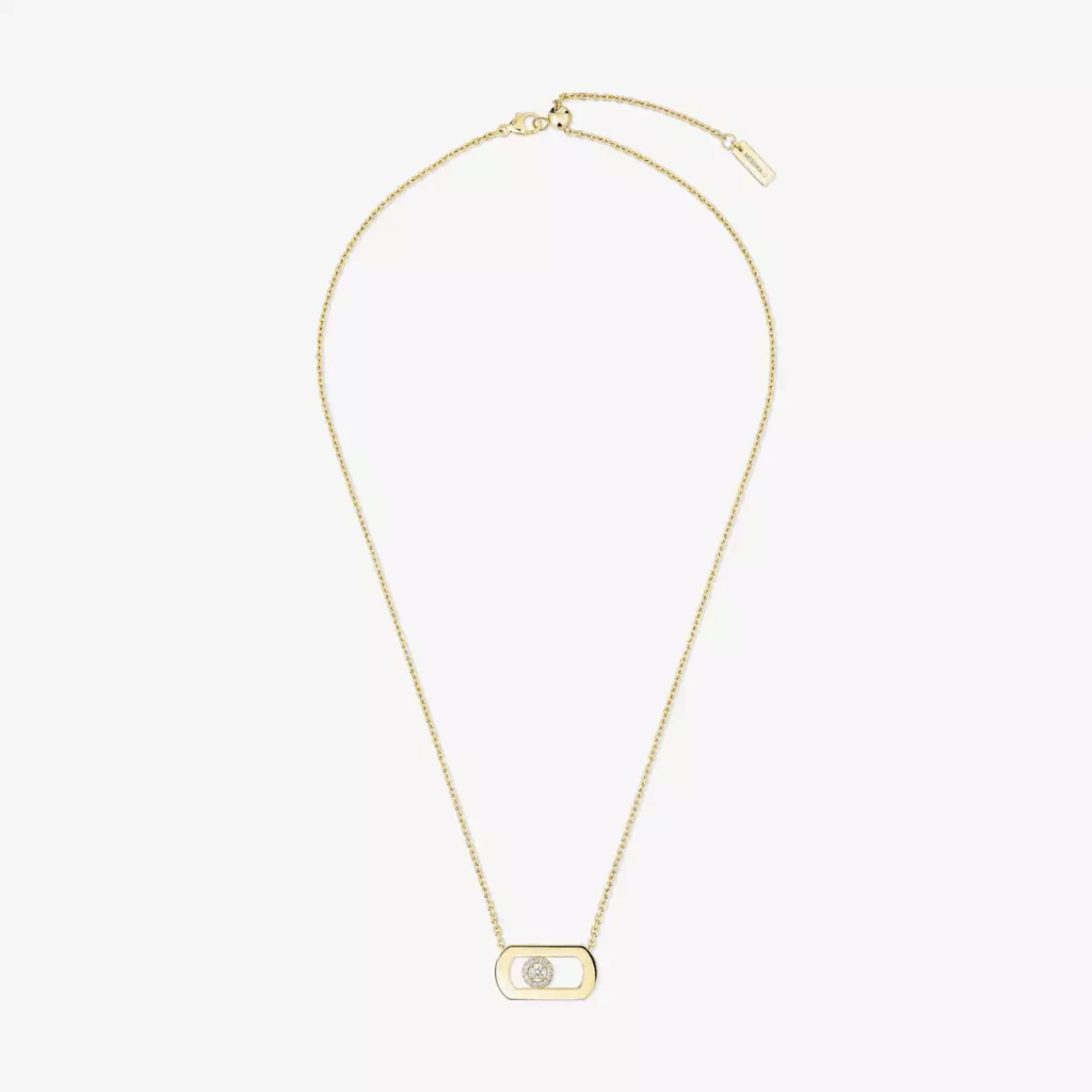 Messika So Move collier geelgoud met diamant - 12944-YG - #5 Messika So Move collier geelgoud met diamant - 12944-YG - #5