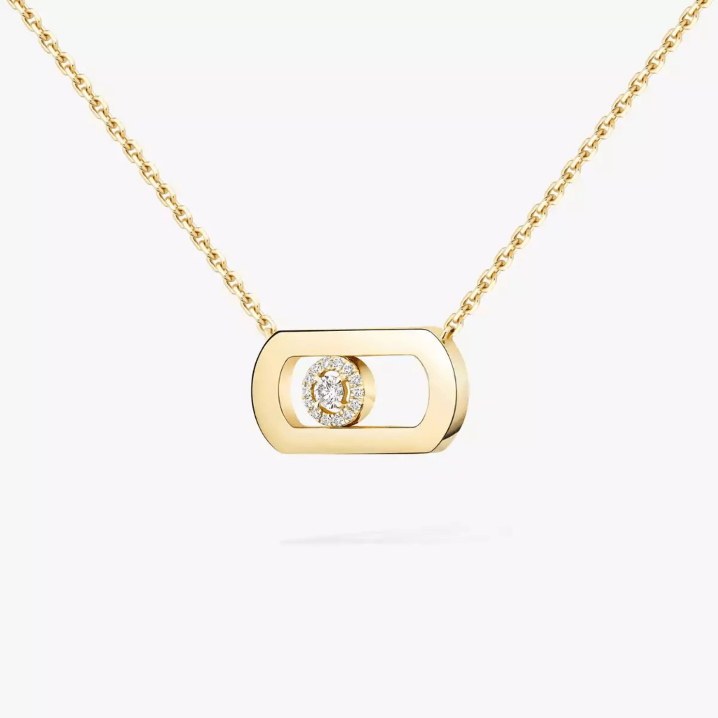 Messika So Move collier geelgoud met diamant - 12944-YG - #4 Messika So Move collier geelgoud met diamant - 12944-YG - #4