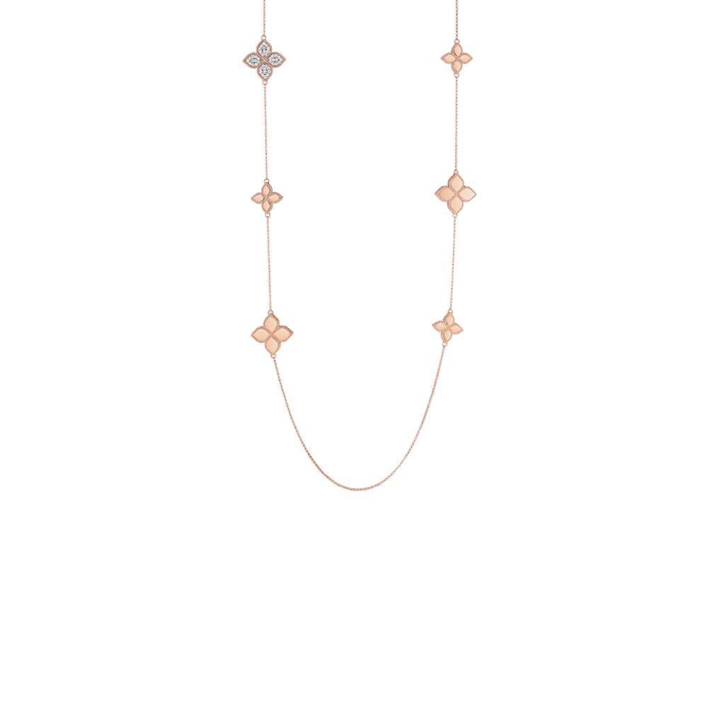 Roberto Coin Princess Flower collier roodgoud - ADR777CL0650 - #2 Roberto Coin Princess Flower collier roodgoud - ADR777CL0650 - #2