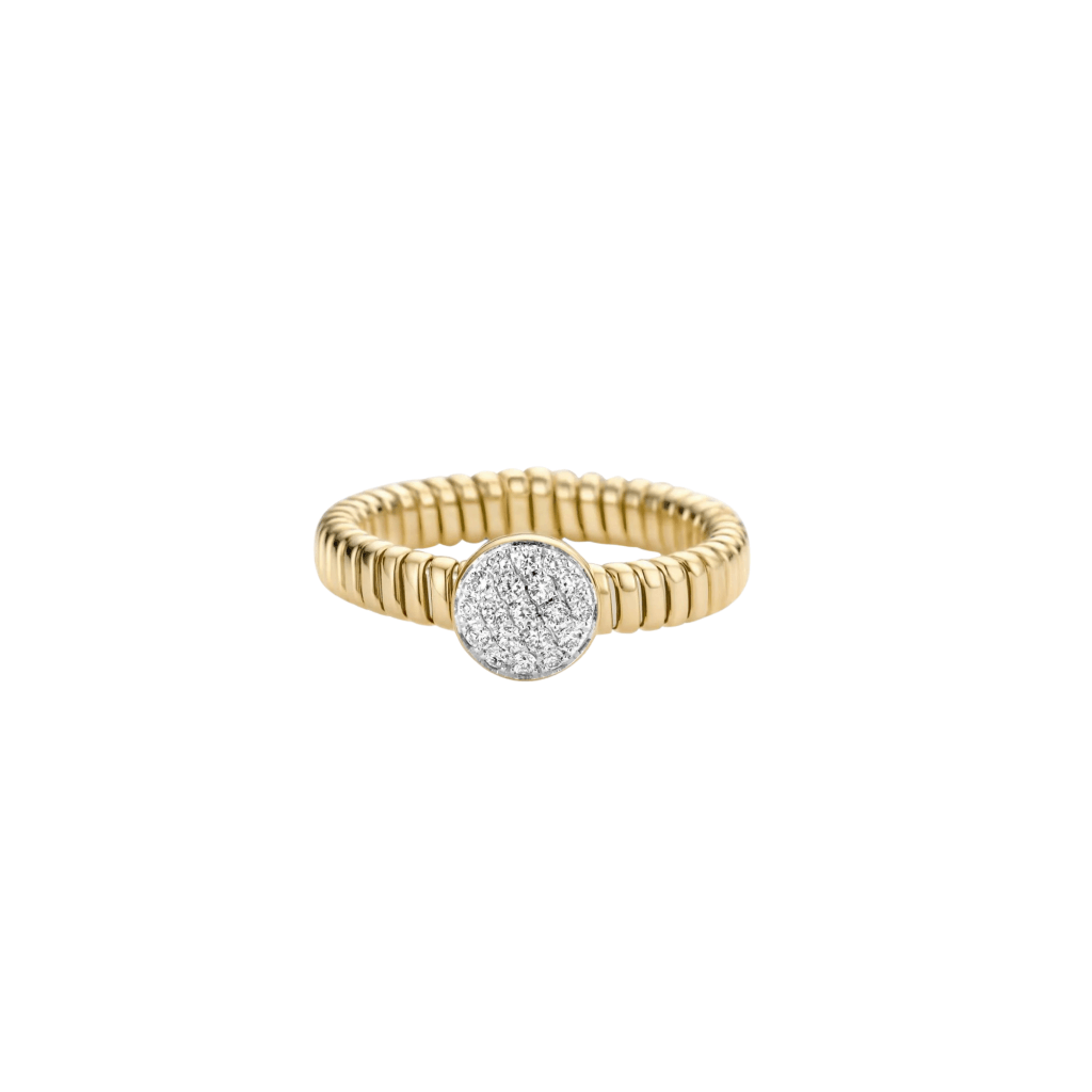 Tirisi Jewelry Amsterdam Tubogas ring geelgoud - TR1183D(2T) - #2 Tirisi Jewelry Amsterdam Tubogas ring geelgoud - TR1183D(2T) - #2