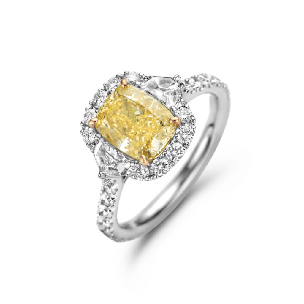 Schaap en Citroen Diamonds ring witgoud met diamant - #2 Schaap en Citroen Diamonds ring witgoud met diamant - #2