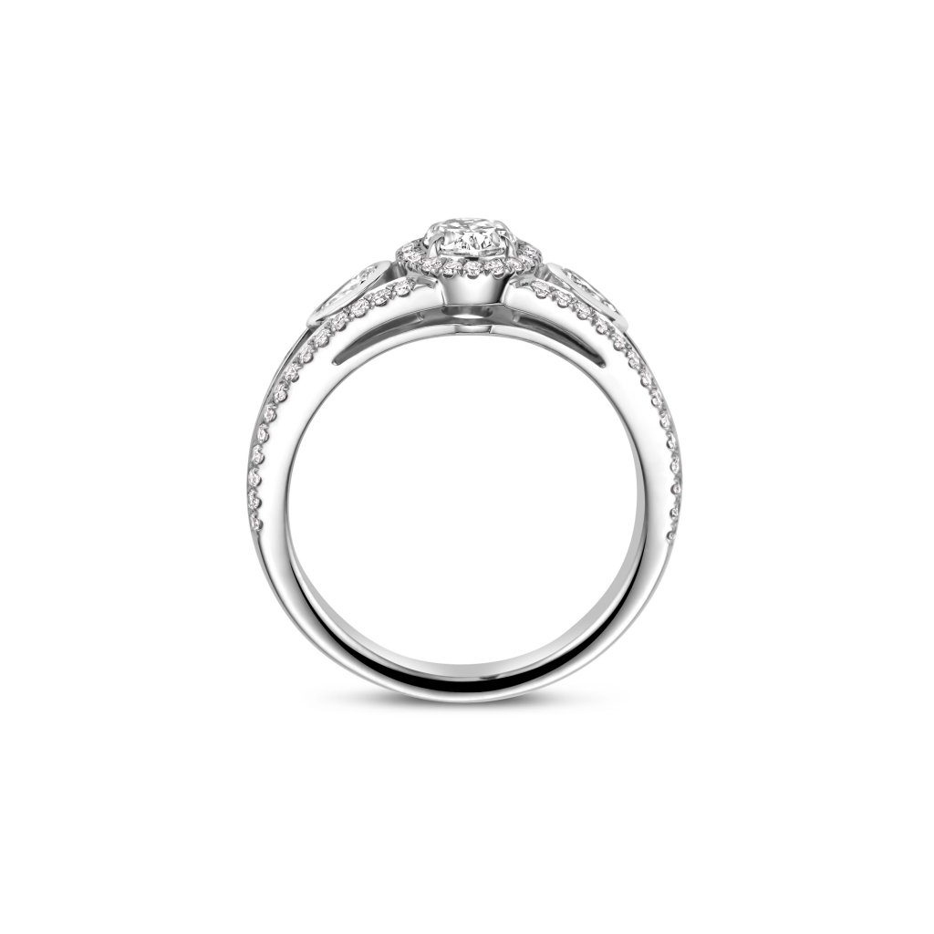 Schaap en Citroen Diamonds ring witgoud met diamant - #4 Schaap en Citroen Diamonds ring witgoud met diamant - #4