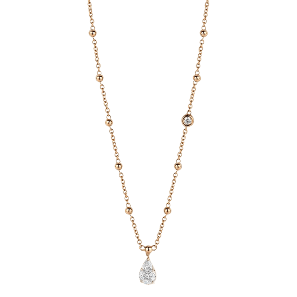 Schaap en Citroen Diamonds collier roodgoud met diamant - #2 Schaap en Citroen Diamonds collier roodgoud met diamant - #2