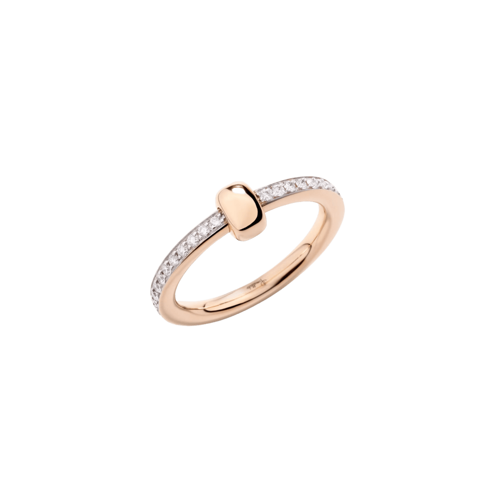 Pomellato Pomellato Together ring roodgoud met diamant - PAC4015 O7WHR DB000 - #1 Pomellato Pomellato Together ring roodgoud met diamant - PAC4015 O7WHR DB000 - #1