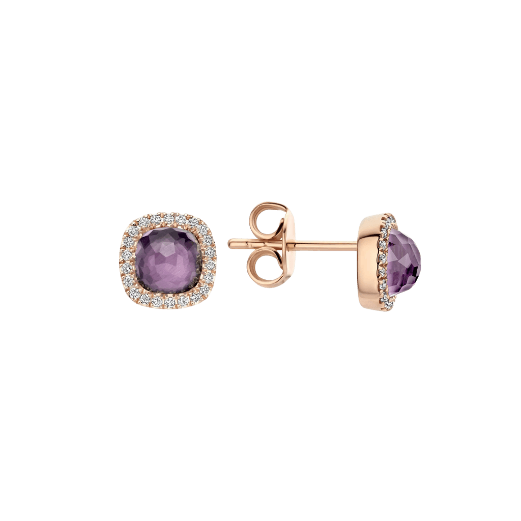 Tirisi Jewelry Milano Sweeties oorsieraad roodgoud met diamant - TE9226AMHP - #2 Tirisi Jewelry Milano Sweeties oorsieraad roodgoud met diamant - TE9226AMHP - #2